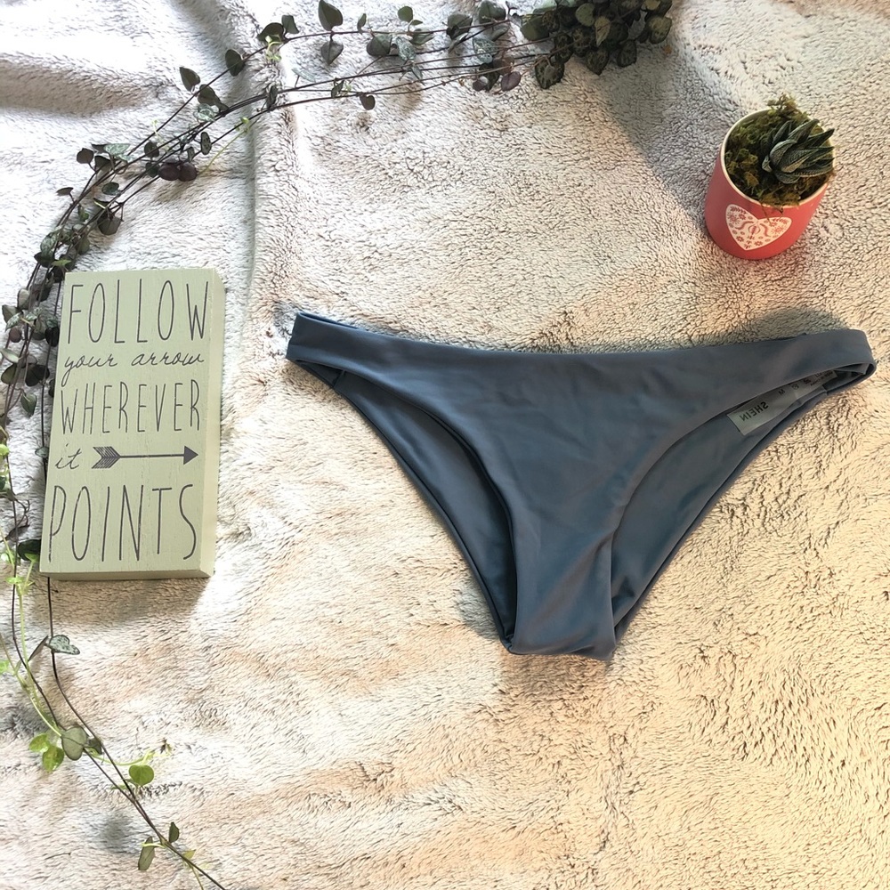 Blue bikini bottom